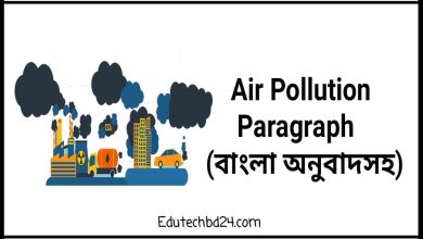 Photo of Air Pollution Paragraph (JSC,SSC,HSC+বাংলা অনুবাদসহ)