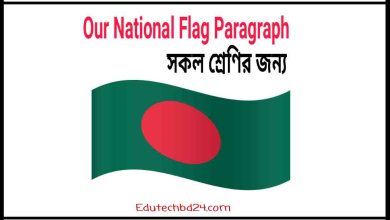 Photo of Our National Flag Paragraph [সকল শ্রেণির জন্য+বাংলা অনুবাদসহ]