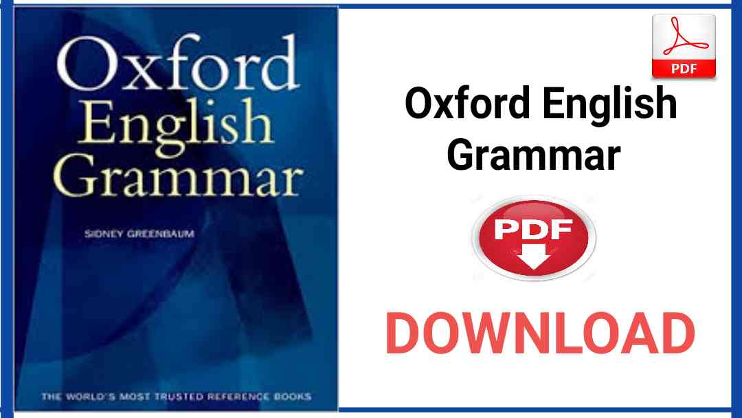 Oxford English Grammar PDF