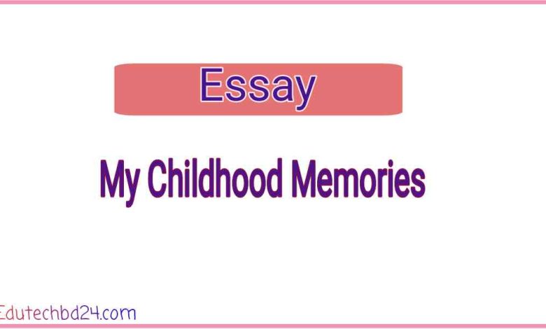 childhood memories essay pdf